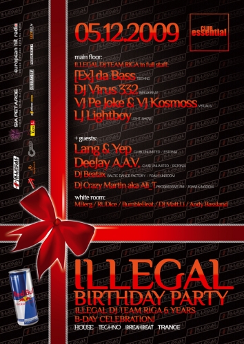 ''Illegal Birthday Party'' klubā ''Essential'' (Bilde 1)