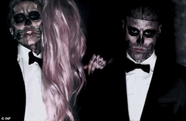 Kā pirms notetovēšanās izskatījās zombijs no Lady GaGa jaunā videoklipa FOTO (Bilde 2)