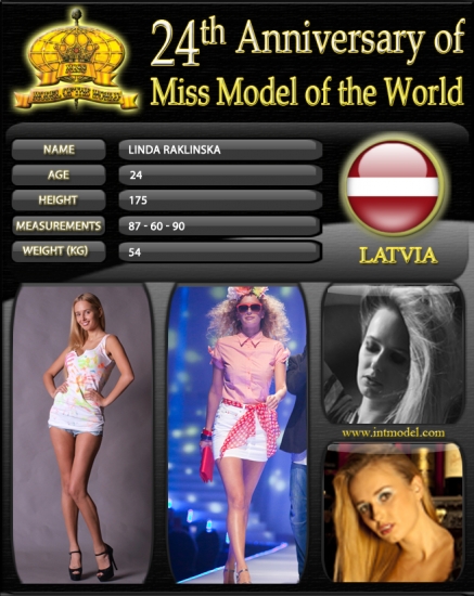 Konkursu Miss Model Of The World 2012 pārstāv Linda Raklinska (Bilde 4)