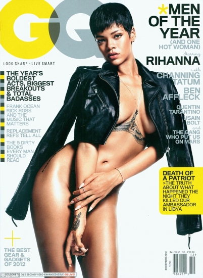 Rianna izģērbusies žurnālam „GQ” FOTO (Bilde 1)