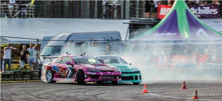 Prestižajā Drift Allstars Rīgas posmā uzvaru izcīna Kristaps Blušs (Bilde 1)