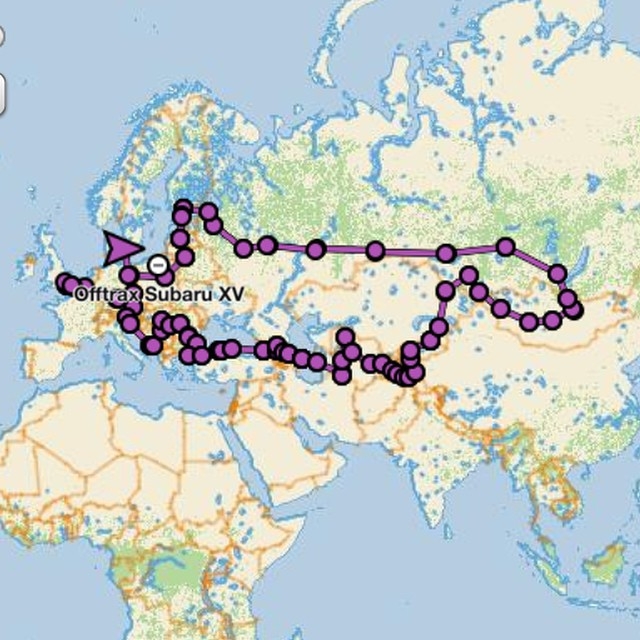 Rīgā ieradušās mongoļu autorallistes (Bilde 1)