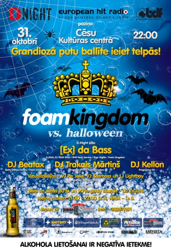 “FOAM KINGDOM” putu ballīte speciāli “Helovīnam”  (Bilde 2)