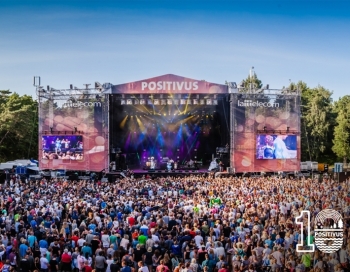 Jubilejas Positivus festivāls notiks 15.,16.,17.jūlijā