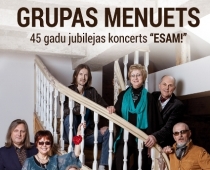 Grupas Menuets 45 gadu jubilejas koncerts Esam